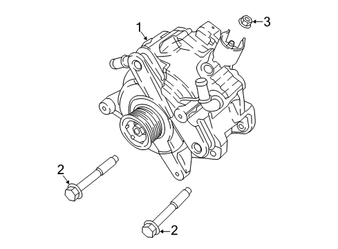 2025 Jeep Wrangler Generator - Engine Diagram for 68429972AA