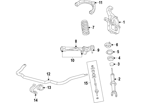 2010 Dodge Ram 1500 Stabilizer Bar Bushing, Rear Diagram for 68048854AA