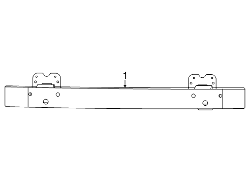 2024 Dodge Charger Daytona Bumper & Components - Rear Diagram 2 - Thumbnail