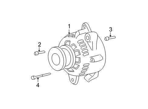 2007 Dodge Durango Alternator Diagram for 4801251AE