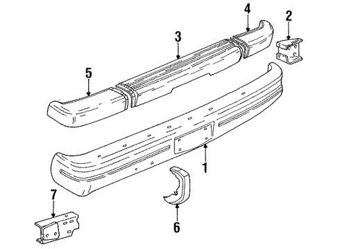 1992 Dodge W250 Guard Diagram for 4501928
