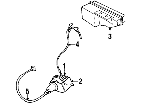 2002 Chrysler Prowler Cable Diagram for 4865149AA