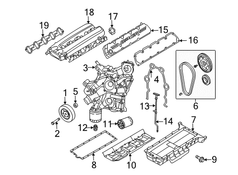 2003 Dodge Viper Air Filter Diagram for 5037294AB