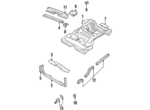 2000 Chrysler Sebring Extension Diagram for 4783131