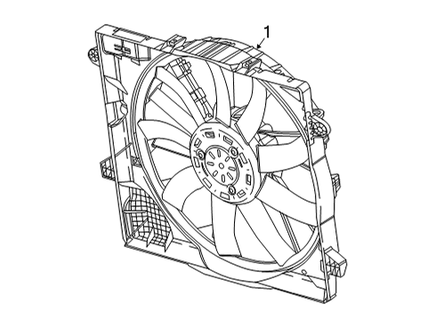 2022 Jeep Wrangler Cooling Fan Diagram 2 - Thumbnail