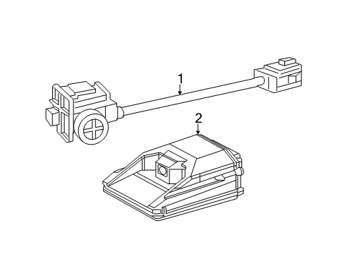 2016 Dodge Durango Rear Camera Diagram for 68367610AB