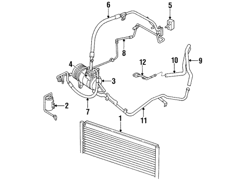 2000 Chrysler Grand Voyager Hose Diagram for 4677452AB
