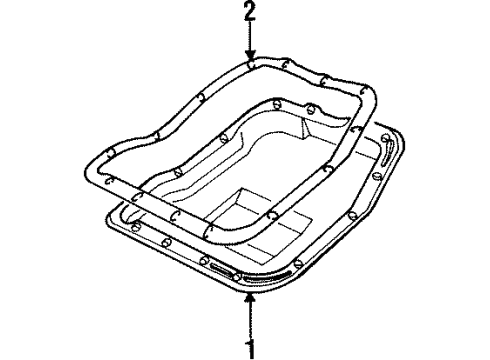 1998 Dodge Ram 2500 Transmission Components Diagram 2 - Thumbnail