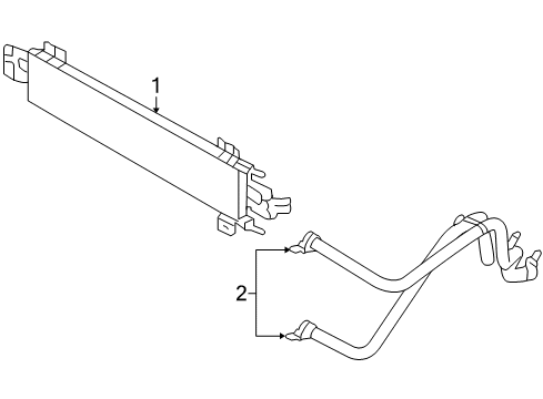 2006 Chrysler Pacifica Cooler Line Diagram for 55111092AB