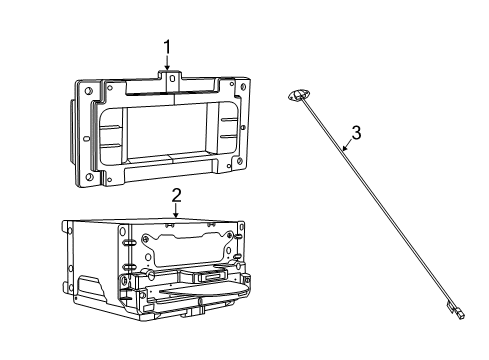 2011 Chrysler 300 Receiver Diagram for 5064538ZQ