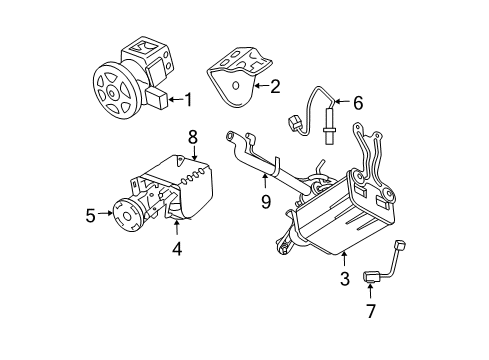 2004 Dodge Neon A.I.R. Pump Diagram for 4891417AC