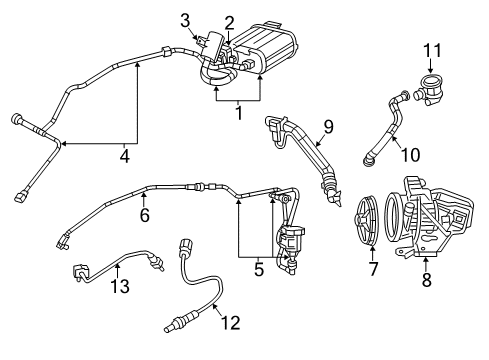 2012 Chrysler 200 Check Valve Diagram for 68042314AA