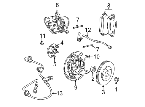 2003 Dodge Stratus Modulator Valve Diagram for MR370625
