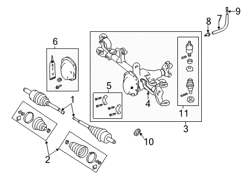 2001 Jeep Grand Cherokee Vent Diagram for 5017482AA