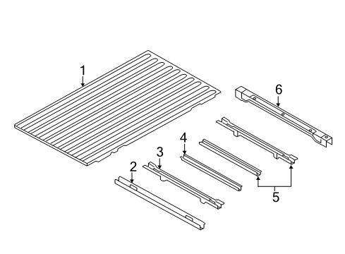 2024 Ram 1500 Classic Center Crossmember Diagram for 68223568AA