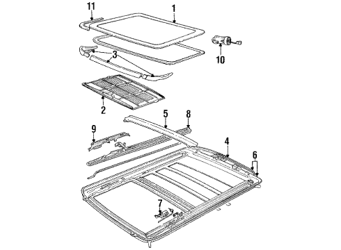 1992 Chrysler New Yorker Mount Sleeve Diagram for 4883578AA