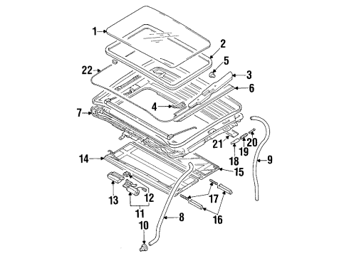 1998 Chrysler Sebring Sunroof Diagram