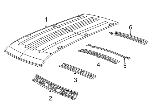 2017 Ram ProMaster City Rear Header Diagram for 68259323AA