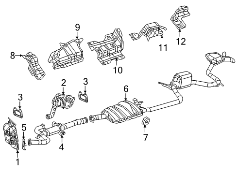 2018 Chrysler Pacifica Clamp Diagram for 68312280AA