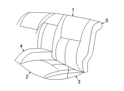 2000 Dodge Intrepid Armrest, Rear Center Diagram for TA161K9AA