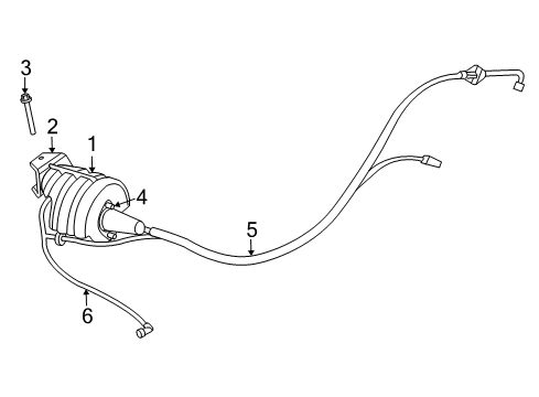 2005 Chrysler Pacifica Vacuum Harness Diagram for 5510032AB