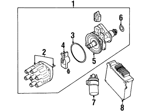 1997 Dodge Caravan Knock Sensor Diagram for 4686243