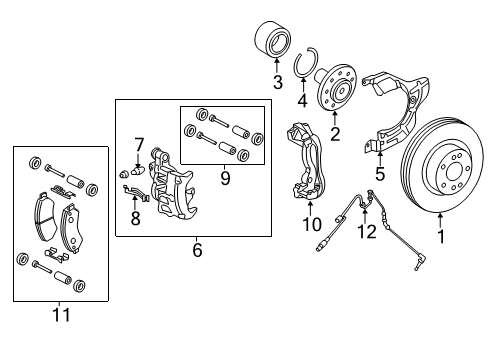 2024 Ram ProMaster 1500 Module - Anti-Lock Brake System Diagram for 68599970AA