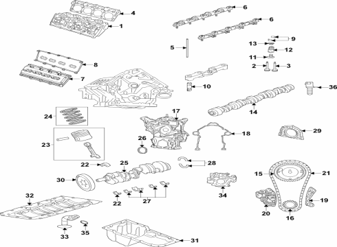 2023 Jeep Grand Wagoneer Oil Cooler Diagram for 68358144AE