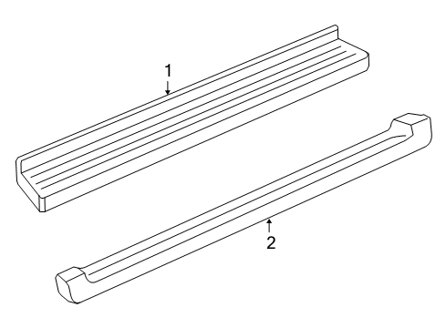 2002 Dodge Ram 1500 Running Board Diagram for 82206954