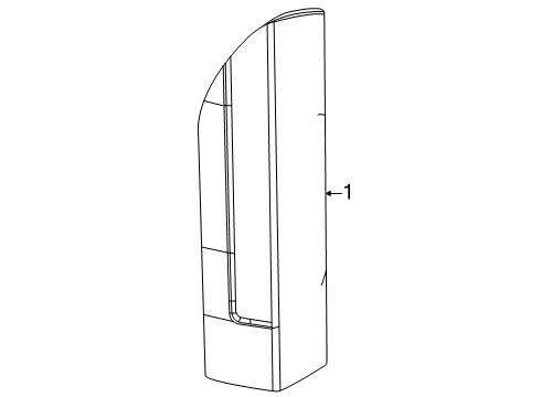 2024 Ram ProMaster EV Tail Lamps Diagram