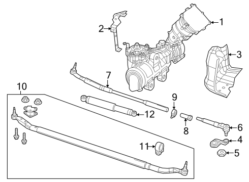 2020 Ram 3500 Gear Assembly Diagram for 68507900AB