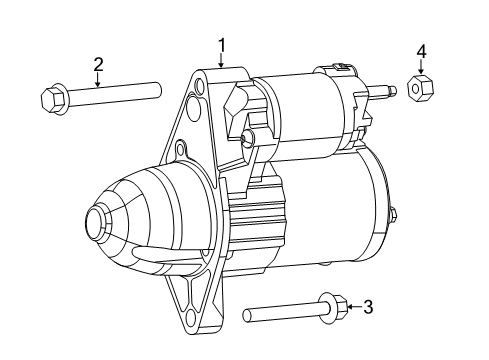 2020 Jeep Cherokee Starter Diagram 2 - Thumbnail