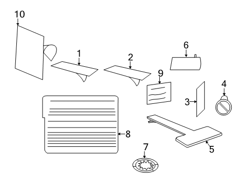 2015 Dodge Durango Emission Label Diagram for 47480300AA