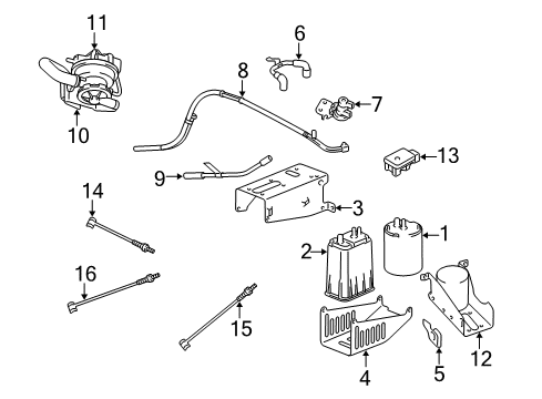 2002 Dodge Ram 1500 Coolant Temperature Sensor Diagram for 56004815