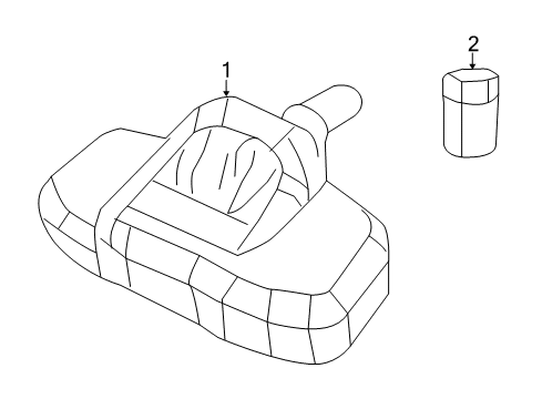 2009 Dodge Durango Control Module Diagram for 56029387AC