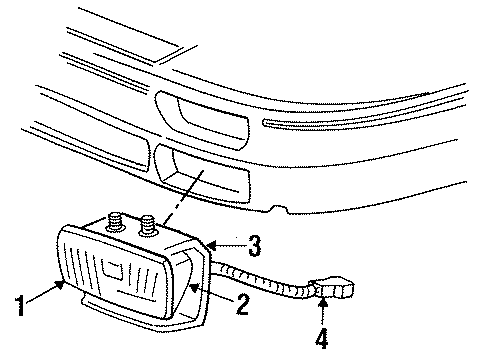 1992 Dodge Grand Caravan Fog Lamps Diagram