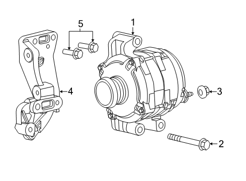 2014 Dodge Dart Alternator Diagram for 56029580AC