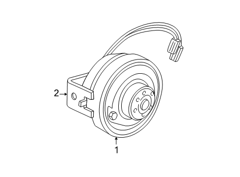 2003 Dodge Ram 1500 Van Horn Diagram for 56020085AB
