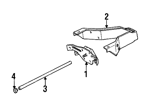 1986 Jeep Comanche Wrench Diagram for 52003583