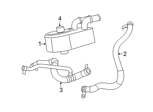 2011 Chrysler 200 Inlet Hose Diagram for 5058632AD