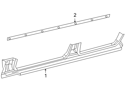 2009 Chrysler Aspen Rocker Panel Diagram 2 - Thumbnail