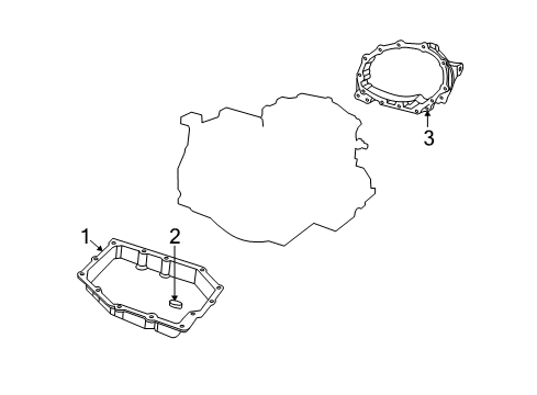 1998 Chrysler Concorde Rear Cover Diagram for 4659477