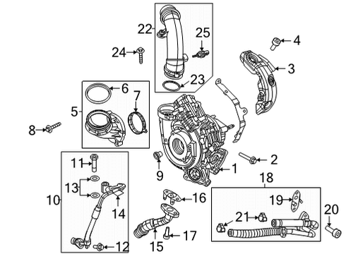 2021 Ram 1500 EGR Valve Diagram for 68492935AA
