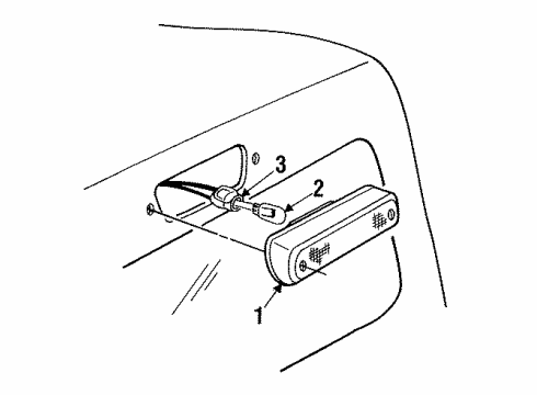 1991 Dodge W150 Cargo Lamps Diagram