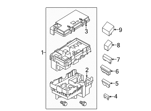 2014 Jeep Cherokee Circuit Breaker Diagram for 68148874AA