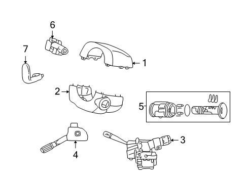 1998 Dodge Intrepid Keyless Entry Components Diagram 2 - Thumbnail
