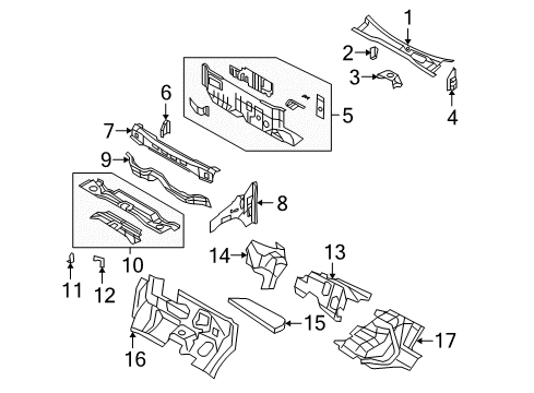 2014 Ram C/V Side Brace, Passenger Side Diagram for 5109354AB