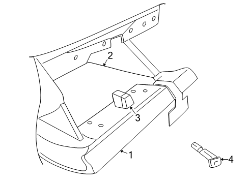 2002 Dodge Ram 2500 Van Latch Assembly, Slate Gray, Front Diagram for RW531DVAB