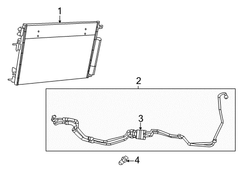 2021 Chrysler 300 Trans Oil Cooler - Belts Diagram 2 - Thumbnail