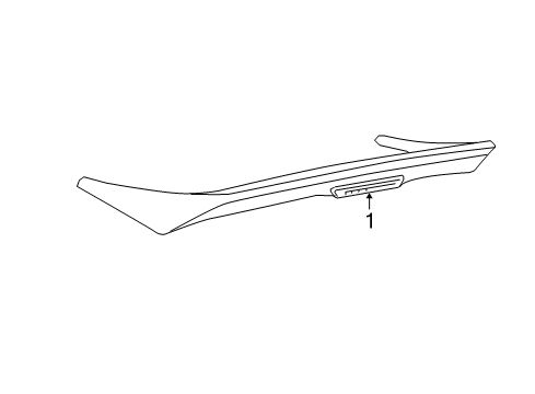 2012 Dodge Caliber High Mount Lamps Diagram